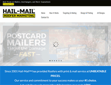 Tablet Screenshot of hail-mail.com